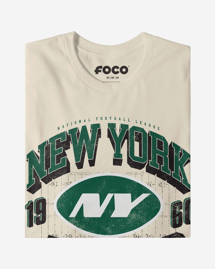 New York Jets Field Arched Wordmark T-Shirt FOCO - FOCO.com