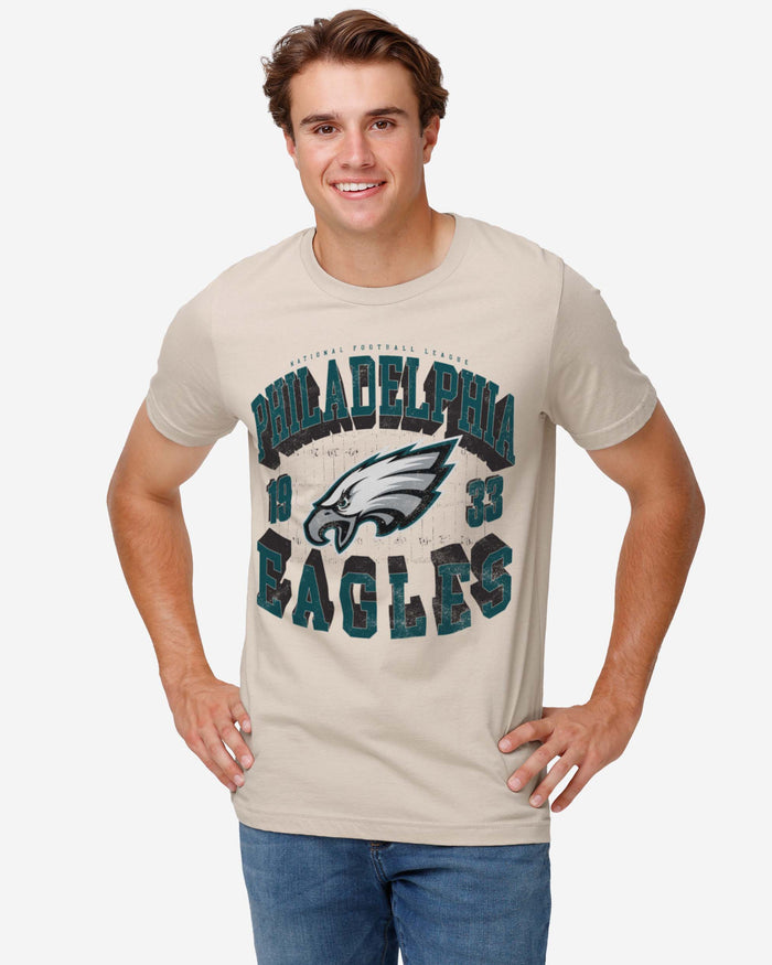 Philadelphia Eagles Field Arched Wordmark T-Shirt FOCO - FOCO.com