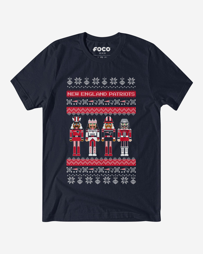 New England Patriots Holiday Nutcracker Sweater T-Shirt FOCO S - FOCO.com