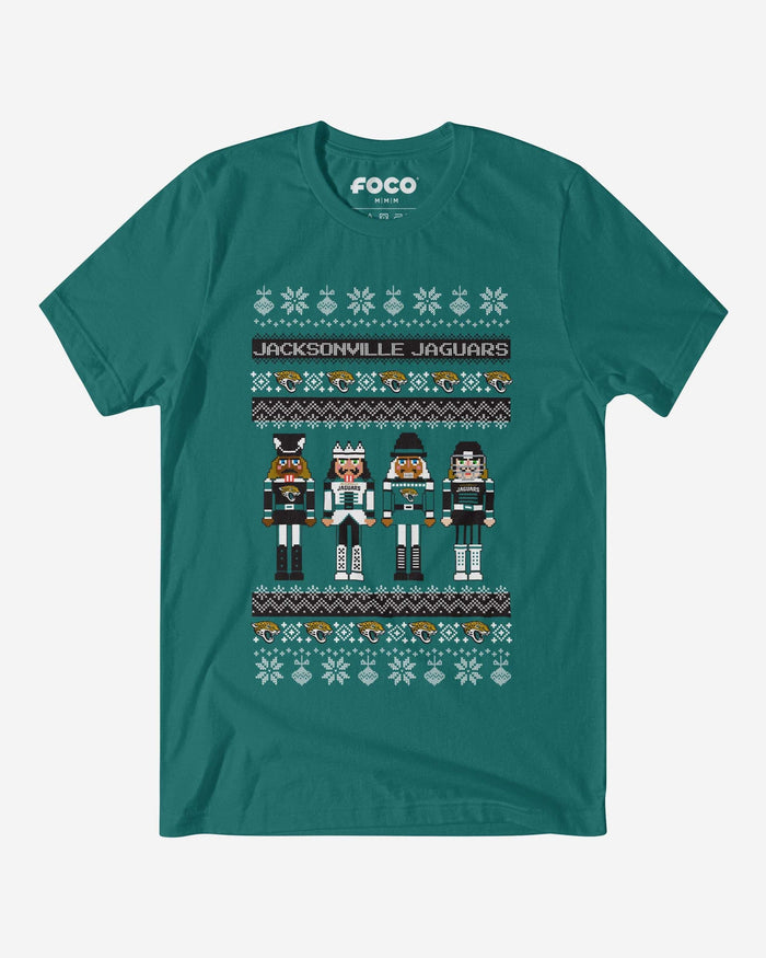 Jacksonville Jaguars Holiday Nutcracker Sweater T-Shirt FOCO S - FOCO.com