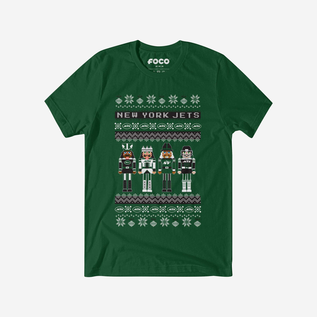 New York Jets Holiday Nutcracker Sweater T-Shirt FOCO S - FOCO.com