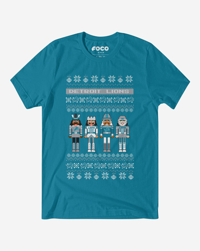 Detroit Lions Holiday Nutcracker Sweater T-Shirt FOCO S - FOCO.com