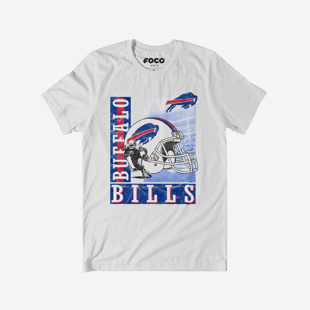 Buffalo Bills Helmet Dash T-Shirt FOCO S - FOCO.com