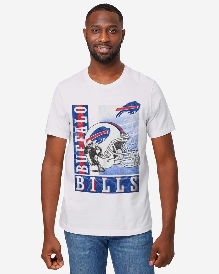 Buffalo Bills Helmet Dash T-Shirt FOCO - FOCO.com