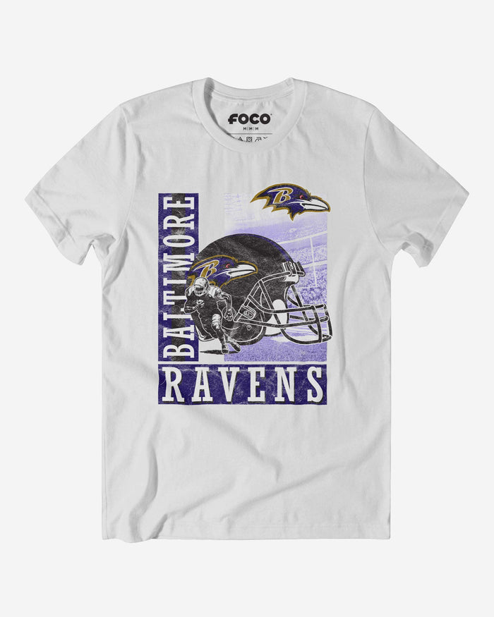 Baltimore Ravens Helmet Dash T-Shirt FOCO S - FOCO.com