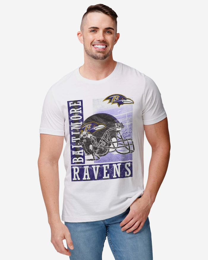 Baltimore Ravens Helmet Dash T-Shirt FOCO - FOCO.com