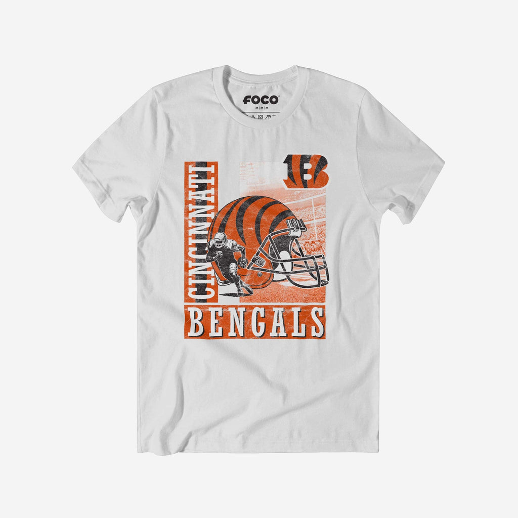 Cincinnati Bengals Helmet Dash T-Shirt FOCO S - FOCO.com