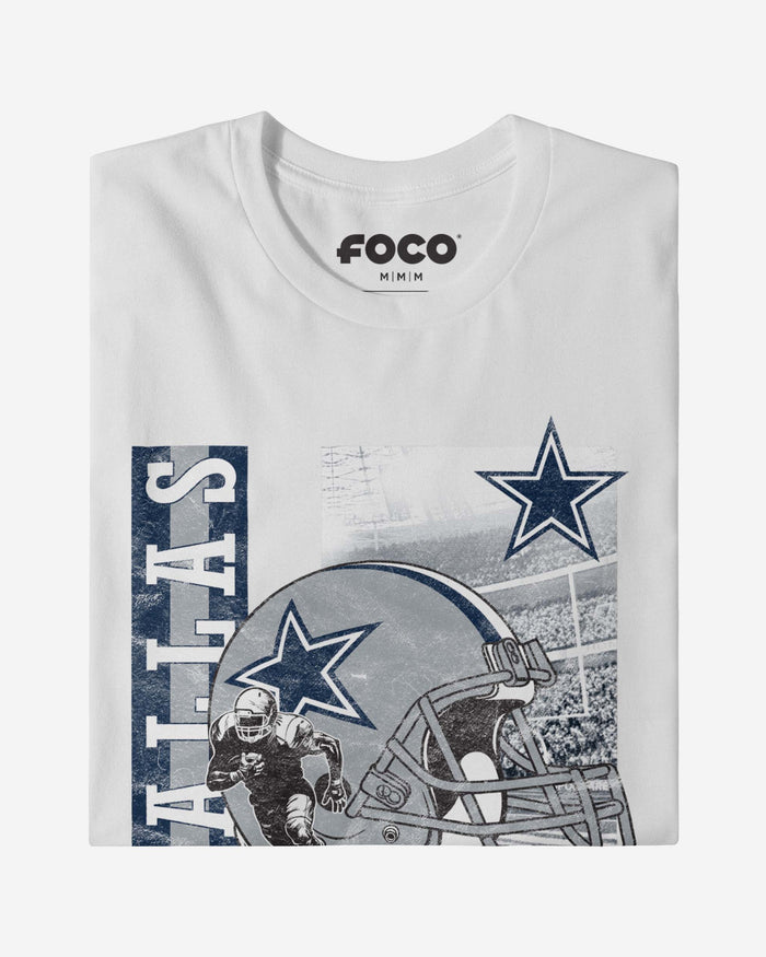 Dallas Cowboys Helmet Dash T-Shirt FOCO - FOCO.com