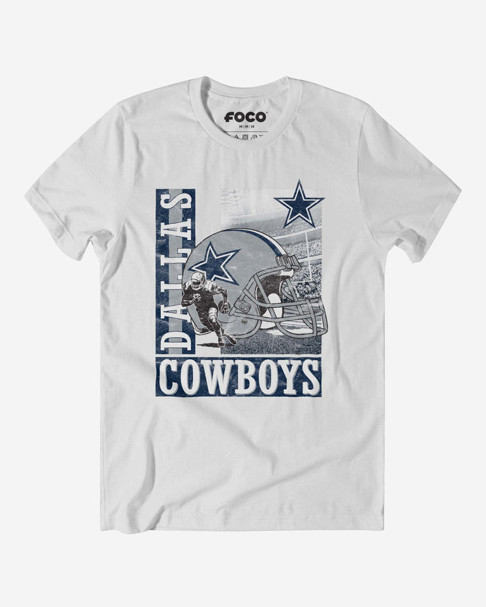 Dallas Cowboys Helmet Dash T-Shirt FOCO S - FOCO.com