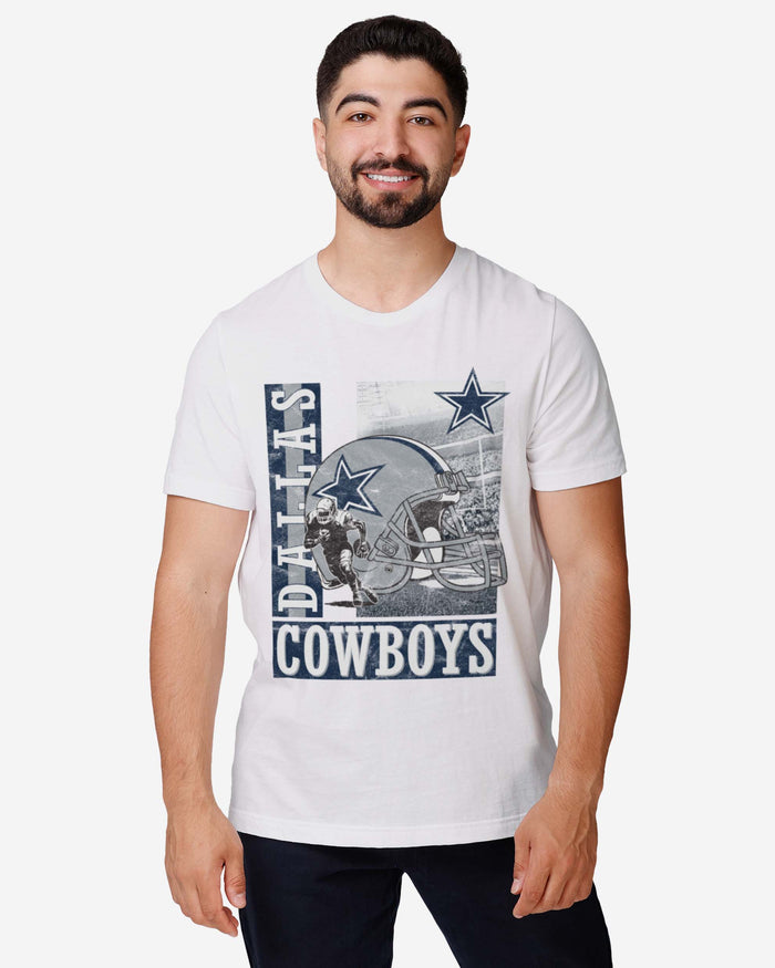 Dallas Cowboys Helmet Dash T-Shirt FOCO - FOCO.com