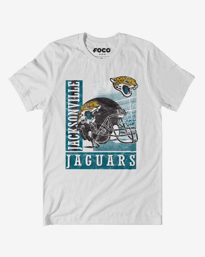 Jacksonville Jaguars Helmet Dash T-Shirt FOCO S - FOCO.com