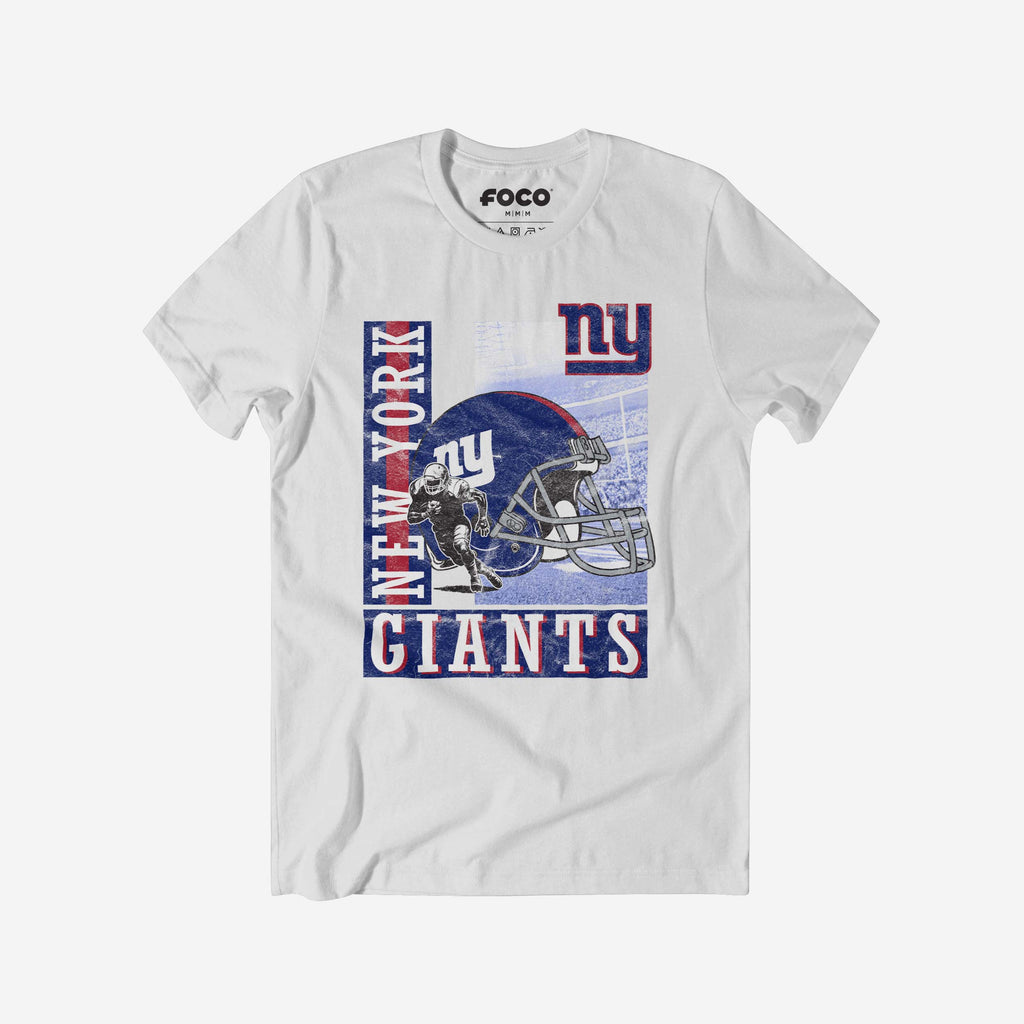 New York Giants Helmet Dash T-Shirt FOCO S - FOCO.com