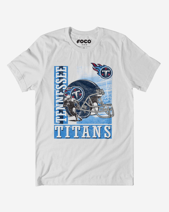 Tennessee Titans Helmet Dash T-Shirt FOCO S - FOCO.com