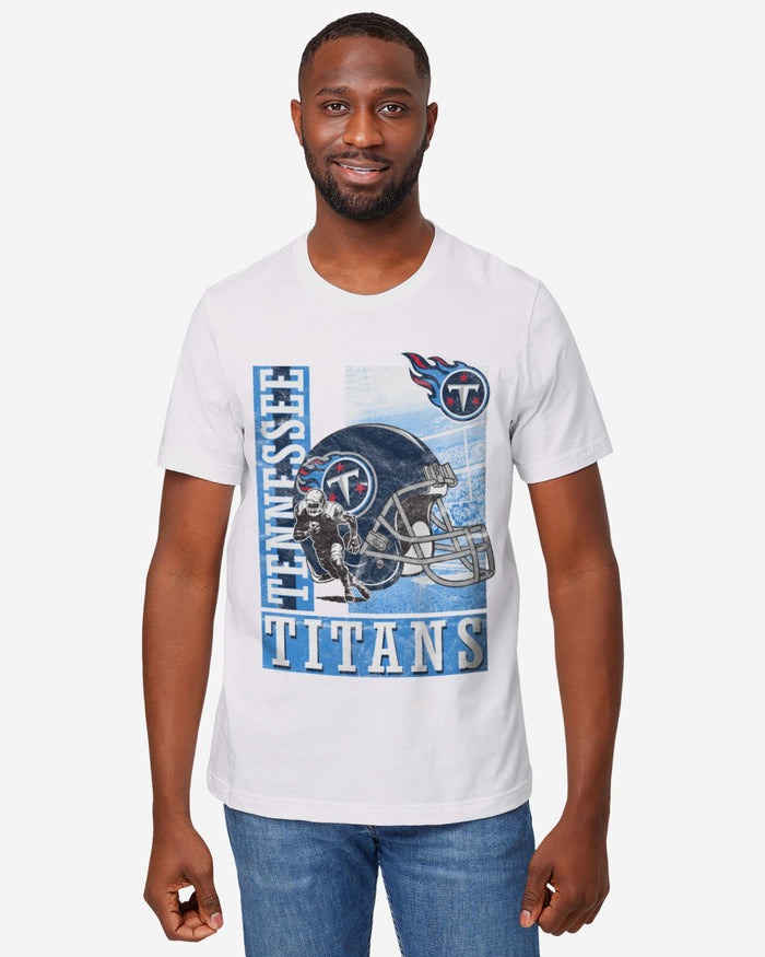 Tennessee Titans Helmet Dash T-Shirt FOCO - FOCO.com