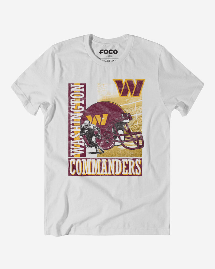 Washington Commanders Helmet Dash T-Shirt FOCO S - FOCO.com