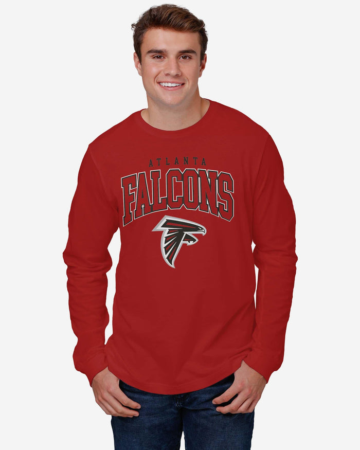 Atlanta Falcons Classic Arched Logo Long Sleeve T-Shirt FOCO - FOCO.com