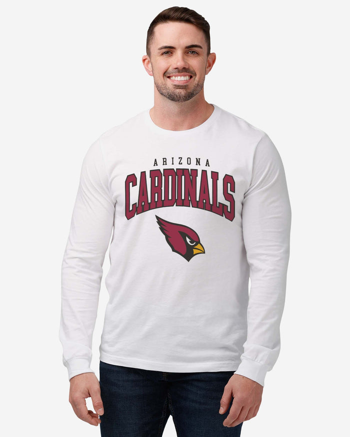 Arizona Cardinals Classic Arched Logo Long Sleeve T-Shirt FOCO - FOCO.com