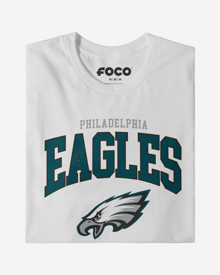 Philadelphia Eagles Classic Arched Logo Long Sleeve T-Shirt FOCO - FOCO.com