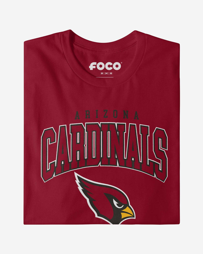 Arizona Cardinals Classic Arched Logo Long Sleeve T-Shirt FOCO - FOCO.com