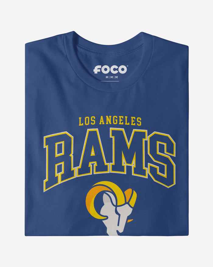 Los Angeles Rams Classic Arched Logo Long Sleeve T-Shirt FOCO - FOCO.com