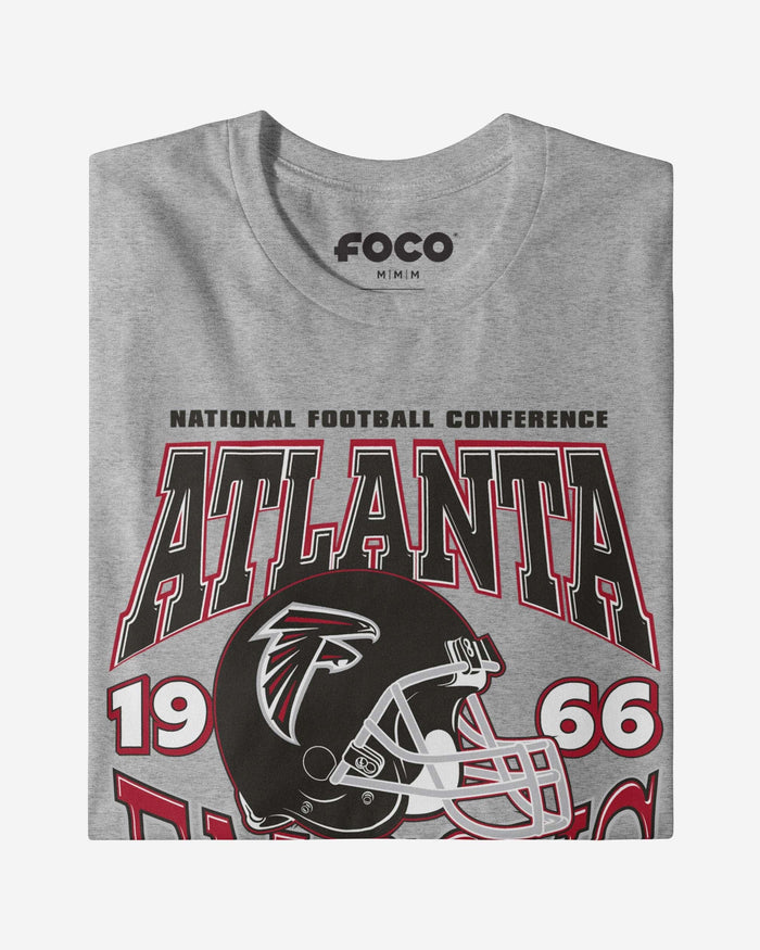 Atlanta Falcons Classic Team Helmet Long Sleeve T-Shirt FOCO - FOCO.com