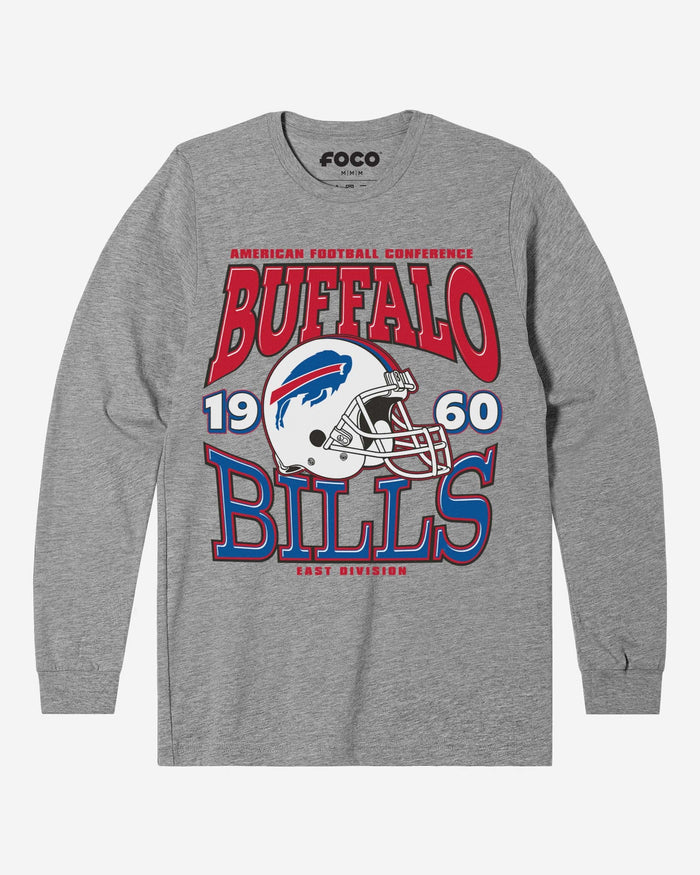 Buffalo Bills Classic Team Helmet Long Sleeve T-Shirt FOCO S - FOCO.com