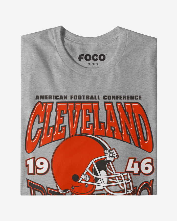 Cleveland Browns Classic Team Helmet Long Sleeve T-Shirt FOCO - FOCO.com