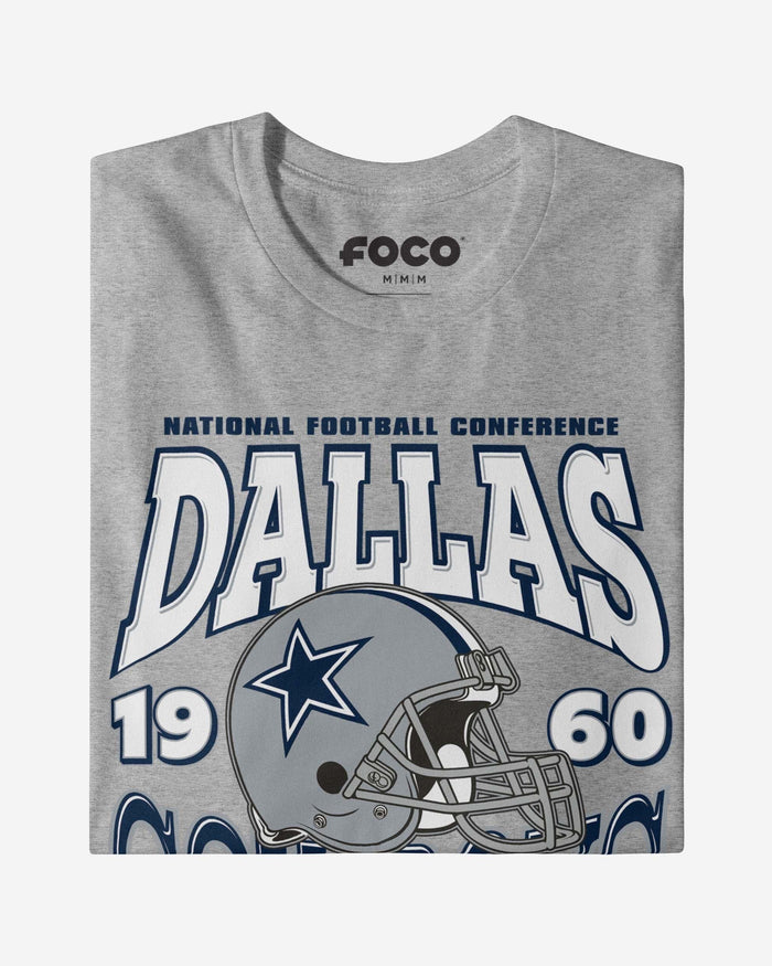 Dallas Cowboys Classic Team Helmet Long Sleeve T-Shirt FOCO - FOCO.com