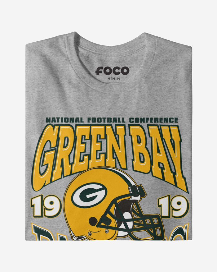 Green Bay Packers Classic Team Helmet Long Sleeve T-Shirt FOCO - FOCO.com