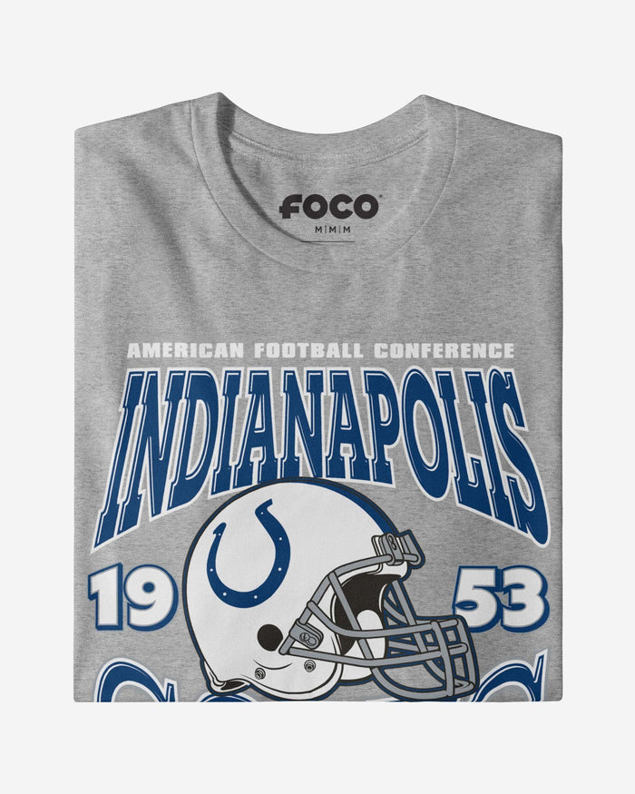 Indianapolis Colts Classic Team Helmet Long Sleeve T-Shirt FOCO - FOCO.com