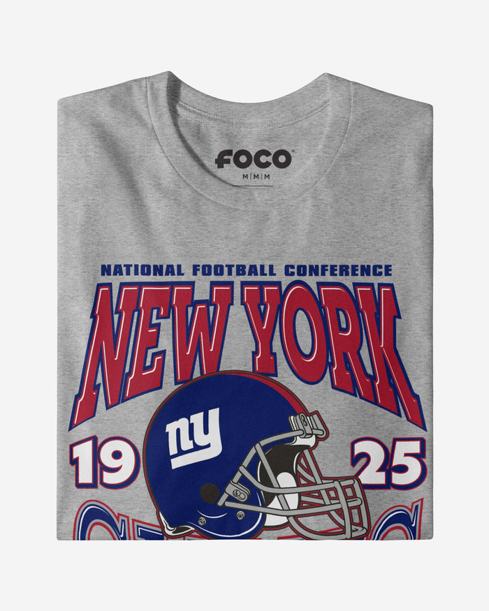 New York Giants Classic Team Helmet Long Sleeve T-Shirt FOCO - FOCO.com