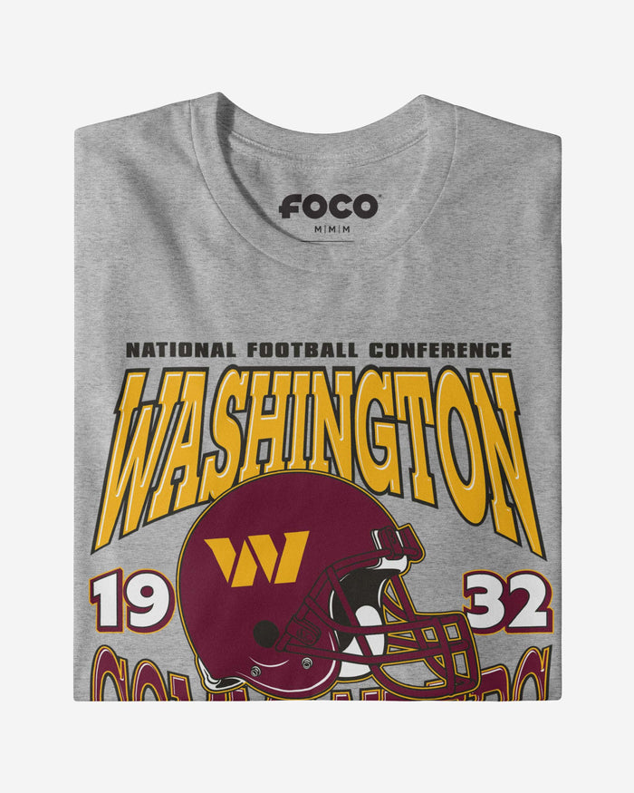 Washington Commanders Classic Team Helmet Long Sleeve T-Shirt FOCO - FOCO.com