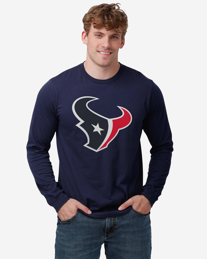 Houston Texans Primary Logo Long Sleeve T-Shirt FOCO - FOCO.com