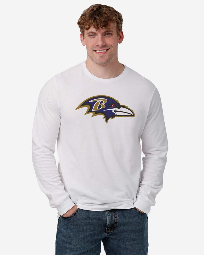 Baltimore Ravens Primary Logo Long Sleeve T-Shirt FOCO - FOCO.com