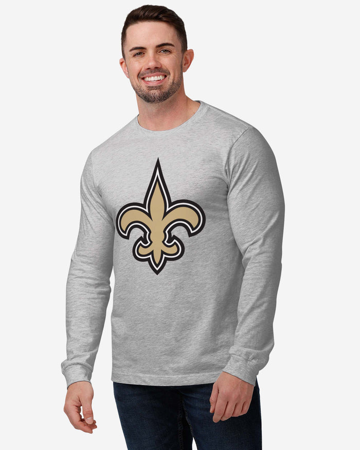 New Orleans Saints Primary Logo Long Sleeve T-Shirt FOCO - FOCO.com