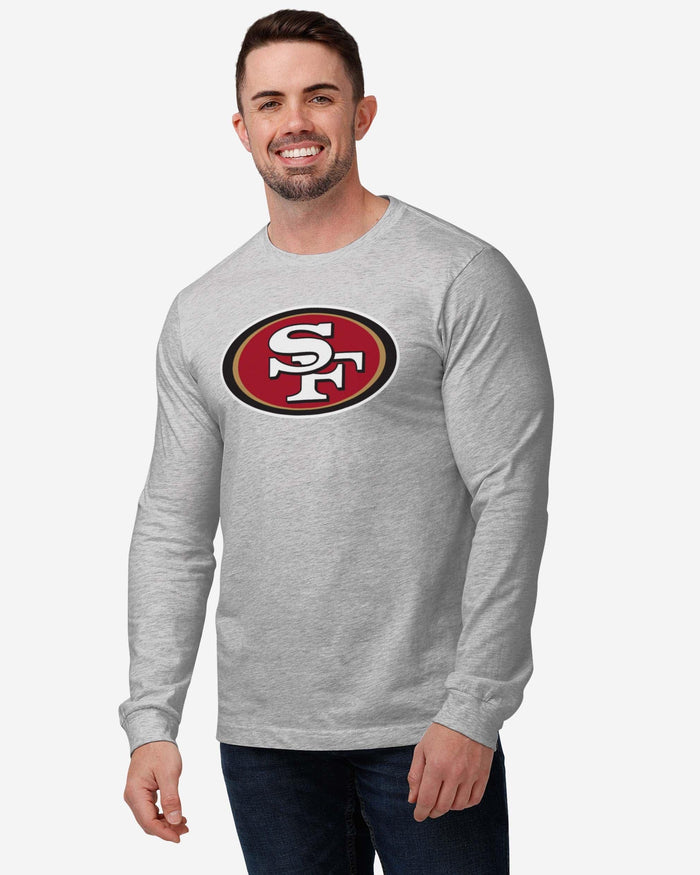 San Francisco 49ers Primary Logo Long Sleeve T-Shirt FOCO - FOCO.com