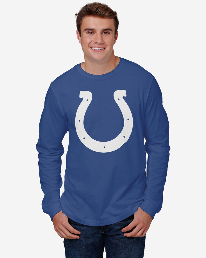 Indianapolis Colts Primary Logo Long Sleeve T-Shirt FOCO - FOCO.com