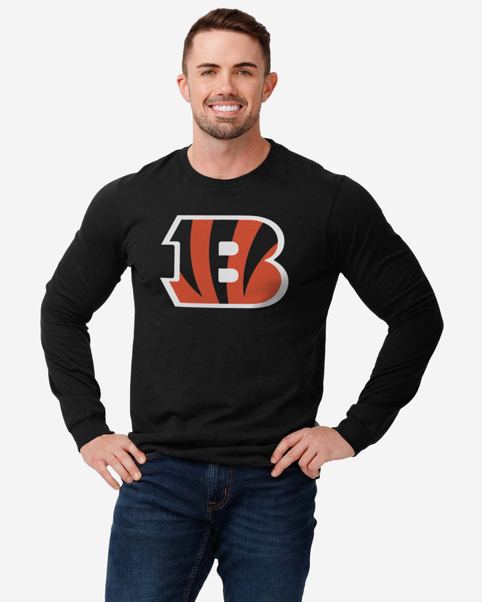 Cincinnati Bengals Primary Logo Long Sleeve T-Shirt FOCO - FOCO.com