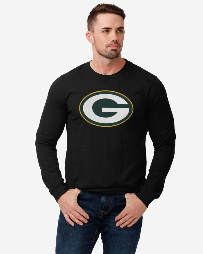 Green Bay Packers Primary Logo Long Sleeve T-Shirt FOCO - FOCO.com