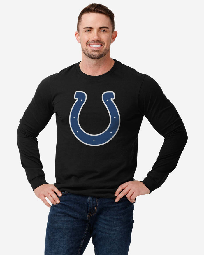 Indianapolis Colts Primary Logo Long Sleeve T-Shirt FOCO - FOCO.com