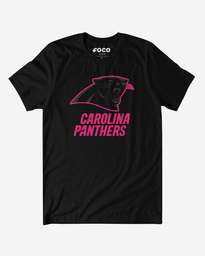 Carolina Panthers Highlight Reel T-Shirt FOCO Black/Neon Pink S - FOCO.com