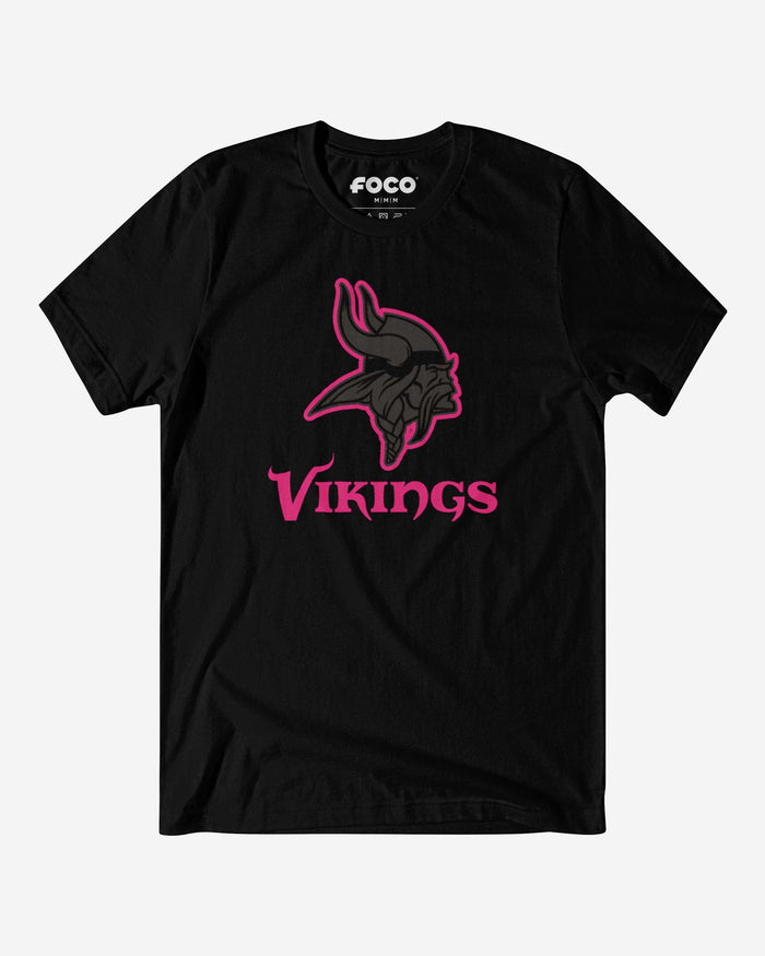 Minnesota Vikings Highlight Reel T-Shirt FOCO Black/Neon Pink S - FOCO.com