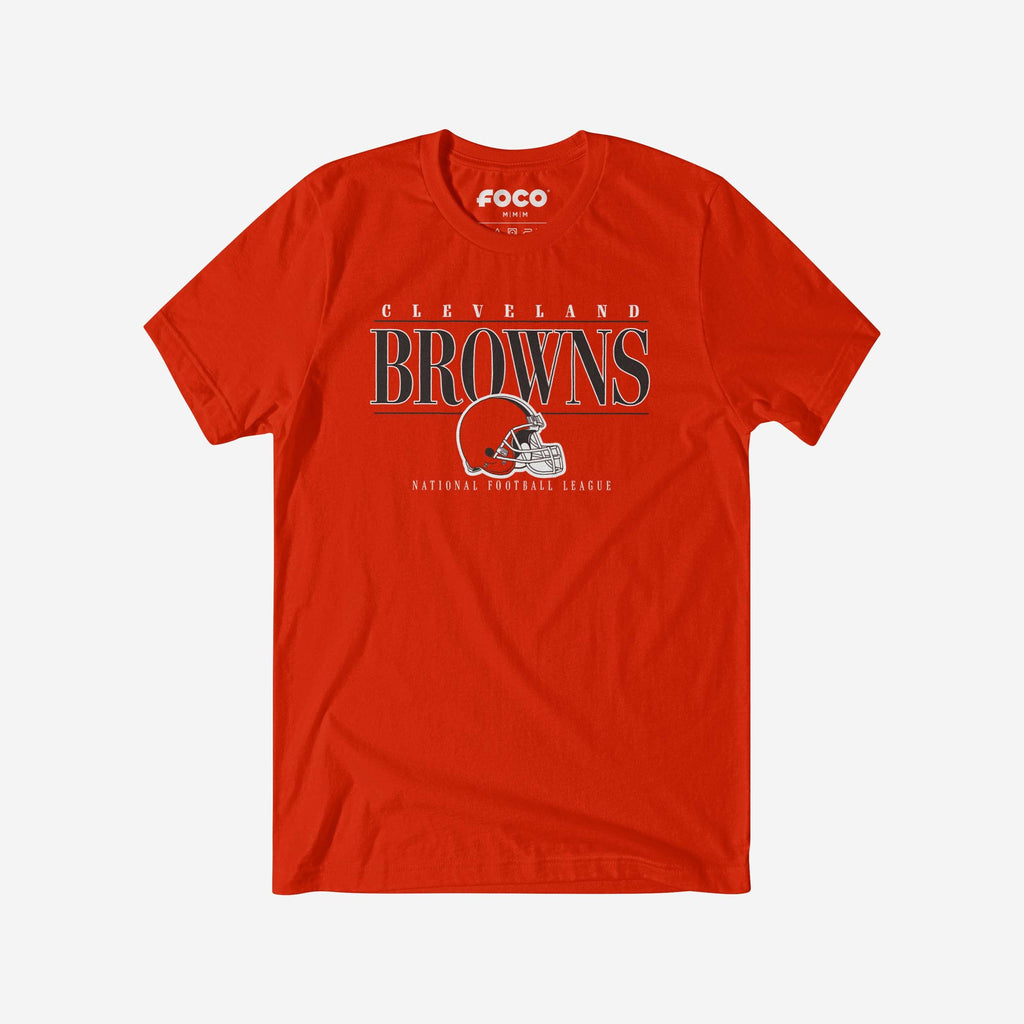 Cleveland Browns Signature Bar T-Shirt FOCO S - FOCO.com