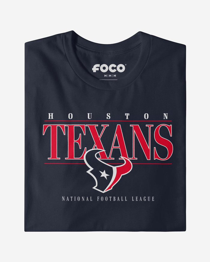 Houston Texans Signature Bar T-Shirt FOCO - FOCO.com