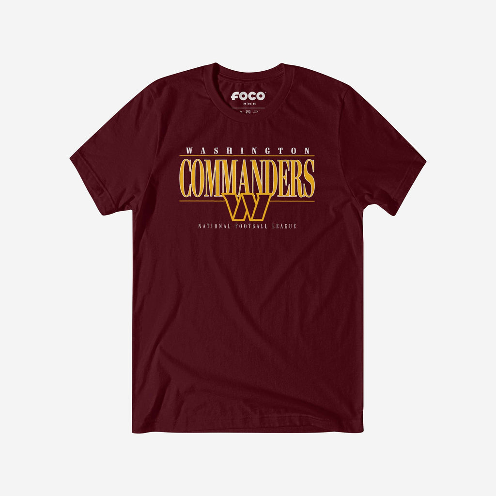 Washington Commanders Signature Bar T-Shirt FOCO S - FOCO.com