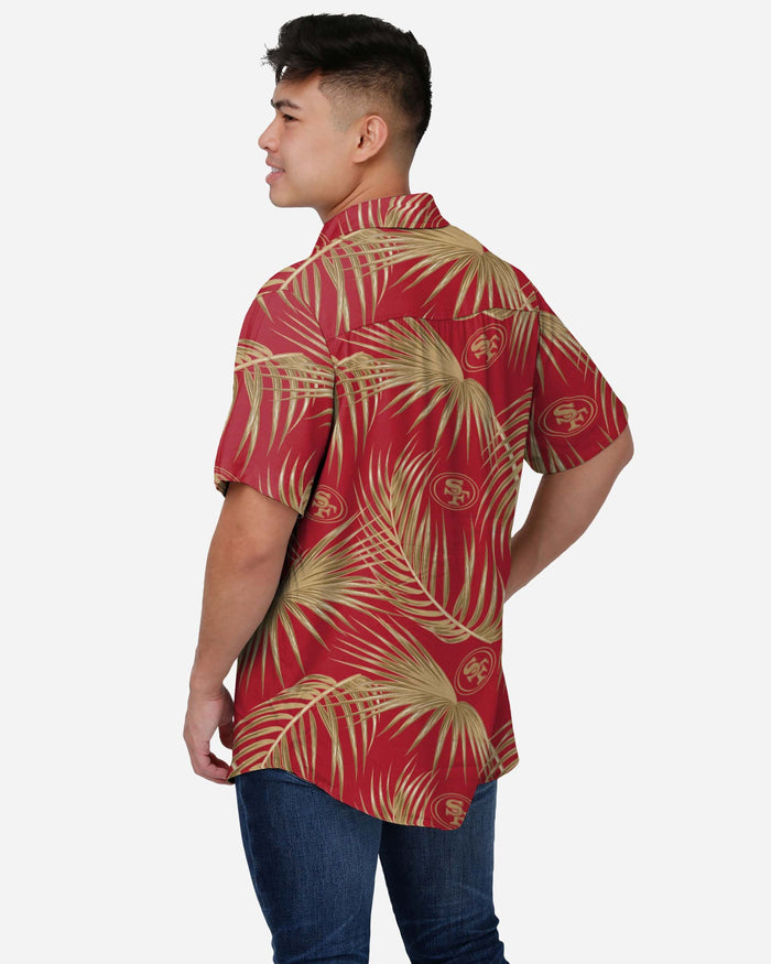 San Francisco 49ers Hawaiian Button Up Shirt FOCO - FOCO.com