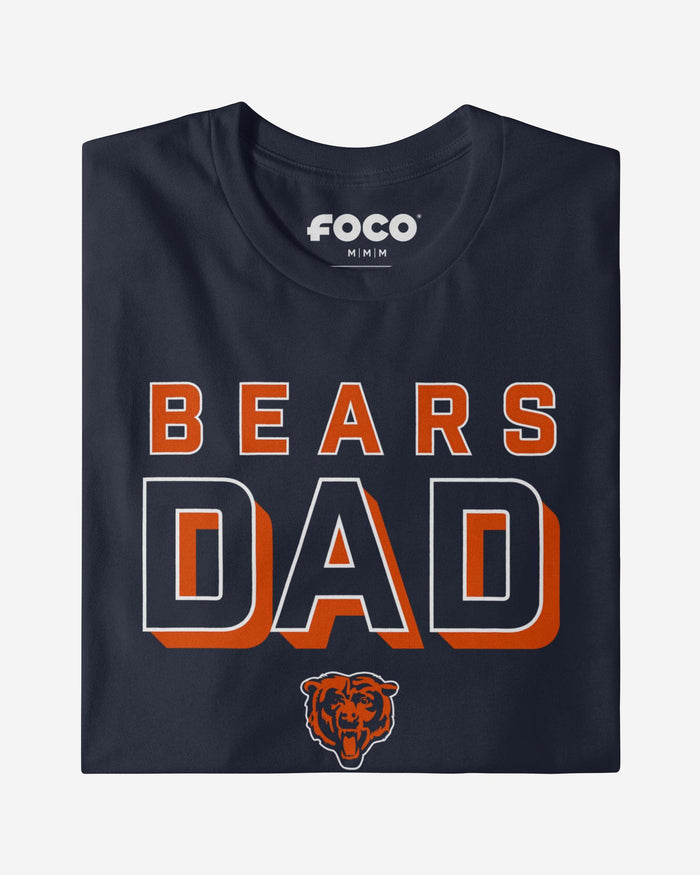 Chicago Bears Team Dad T-Shirt FOCO - FOCO.com