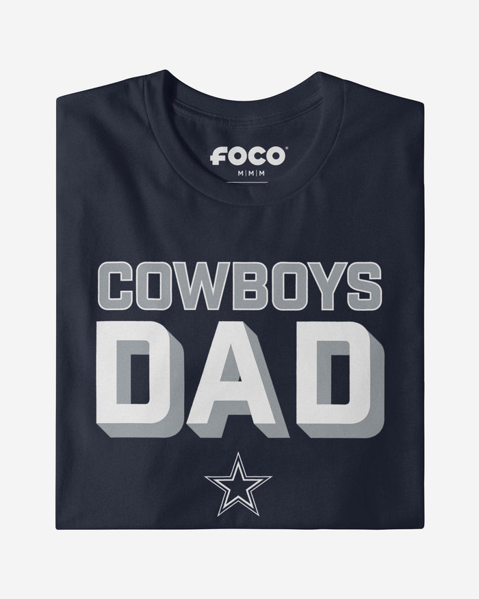 Dallas Cowboys Team Dad T-Shirt FOCO - FOCO.com