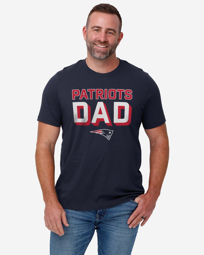 New England Patriots Team Dad T-Shirt FOCO - FOCO.com