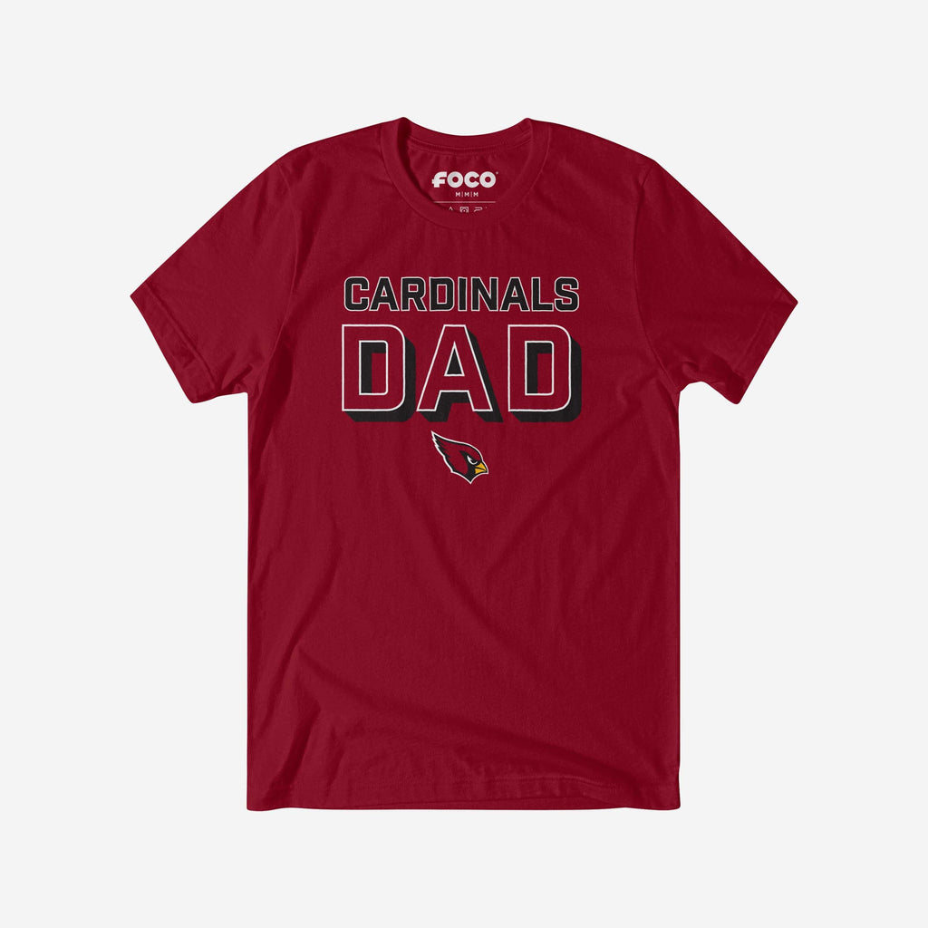 Arizona Cardinals Team Dad T-Shirt FOCO S - FOCO.com